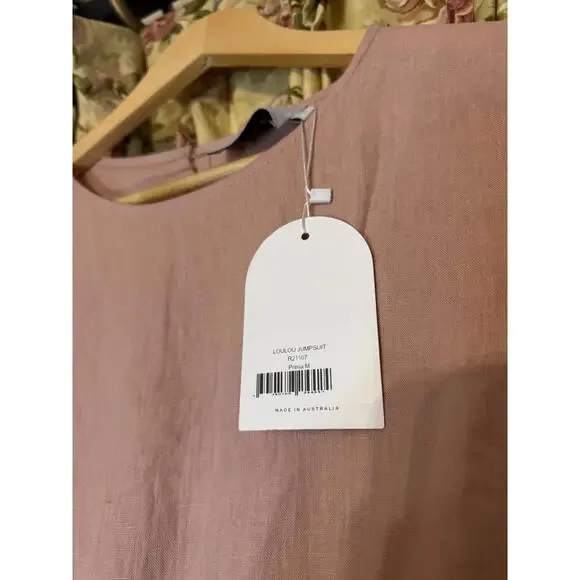Rumer the Label LouLou Jumpsuit Dusty Pink Size Medium - Picture 5 of 9